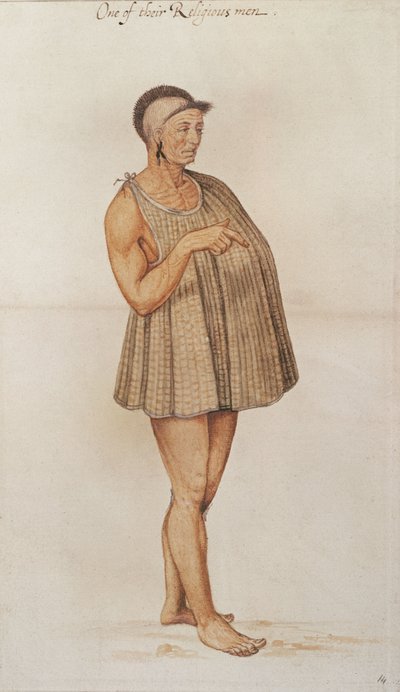 Religious Man of Pomeiooc by John White